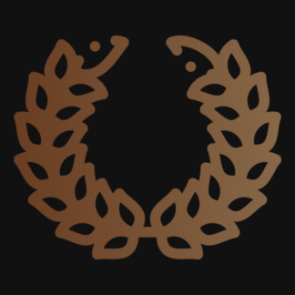 bronze laurel wreath