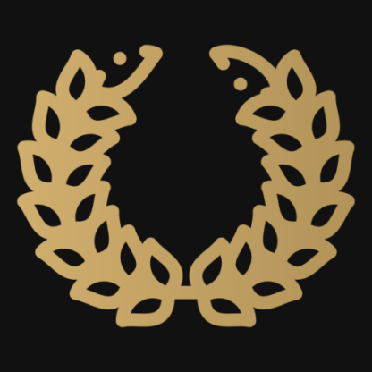 gold laurel wreath